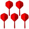 5pcs Integrated Dart Flights and Shafts Standard Shape 2BA Screw In-one Dart Flight Anti-Fall  Dart Accessories Kit