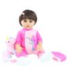 BZDOLL 48 см, полностью мягкая силиконовая кукла Reborn для девочек, кукла 19 дюймов, виниловая Bonecas для новорожденных, подарок на день рождения, детские игрушки для купания