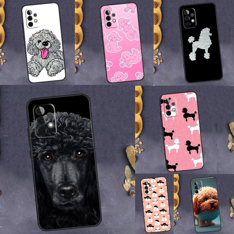 Poodle Dog For Samsung Galaxy A53 A33 A13 A52 A32 A12 A50 A31 A51 A71 A52S A54 A34 A24 A14 Phone Case