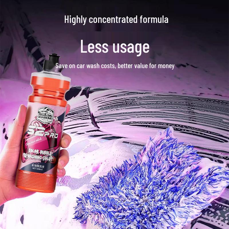 Волшебная цветная пена для мойки автомобиля: Нейтральное, Многофункциональное, Мощное Дезинфицирующее Средство.