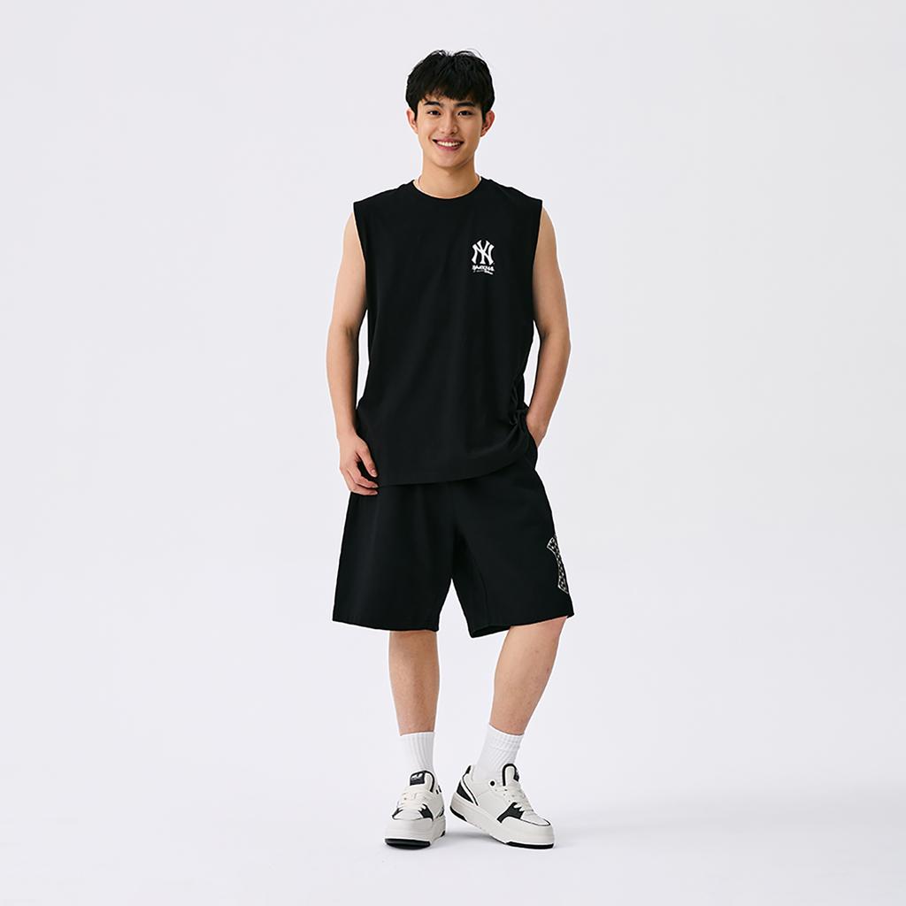 Новая майка MLB New York Yankees Basic Collection SS25 Унисекс Черная 3ATOB0253-50BKS