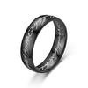 Muslim Religion Islamic Halal Ring for  Jewelry Stainless Steel Religious Muslim Titanium Gift Women's 8MM Finger Ring