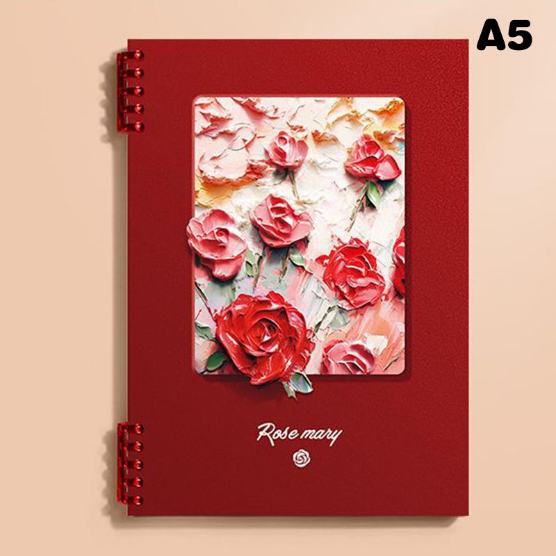 Творческий блокнот с обложкой из масляной краски, сменный блок, блокнот с отрывными листами, формат A4/A5/B5, папка-планировщик, офисная книга для заметок