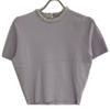 BALLSEY 25Stainless Steel Purple Pearl Combi Short Sleeve Pullover Tops S purpleUsed