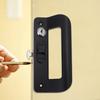 Aluminum Zinc Zinc Alloy Anti-theft Door Lock Set with Handle Flush Lock Kit  Balcony Sliding Door
