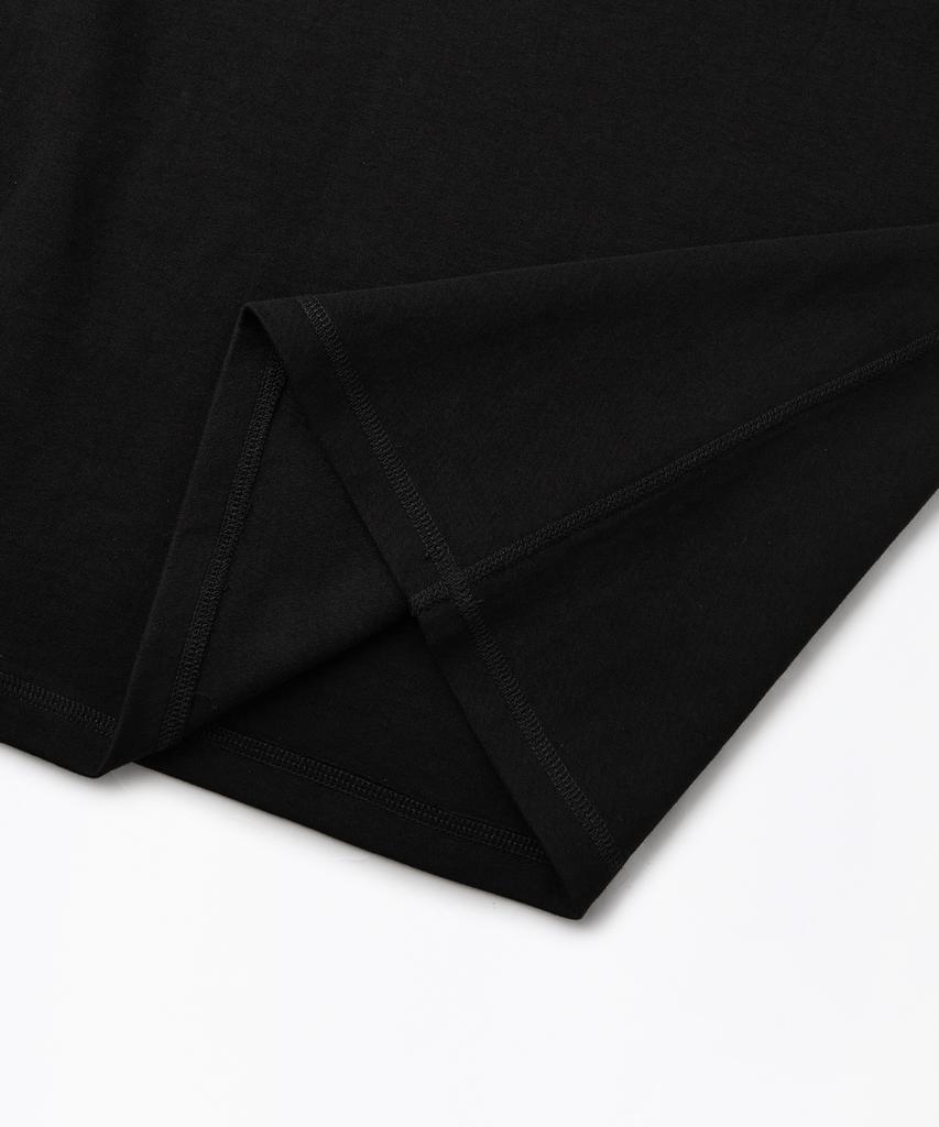 OUTSTANDING Turtleneck Long Sleeve Tee_Black