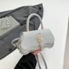 Простой и иностранный стиль новая модная тенденция ретро маленькая квадратная сумка под мышку сумка-мессенджер на плечо однотонная женская сумка