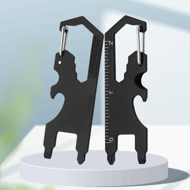 Многофункциональный карабин, резак для веревки, открывалка для бутылок, шестигранный ключ, отвертка, весы, портативный брелок для гаджета