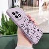 Умный чехол для телефона с кошкой для Oneplus 13 13R 12 12R 11 11R 10 10R 10T 9R 9RT 9 8T 8 7 7T Pro 5G Жидкий силиконовый чехол