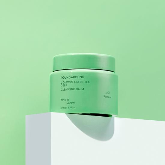 Round Around Comfort Глубокоочищающий бальзам с зеленым чаем 100 г (одиночный предмет/специальный)