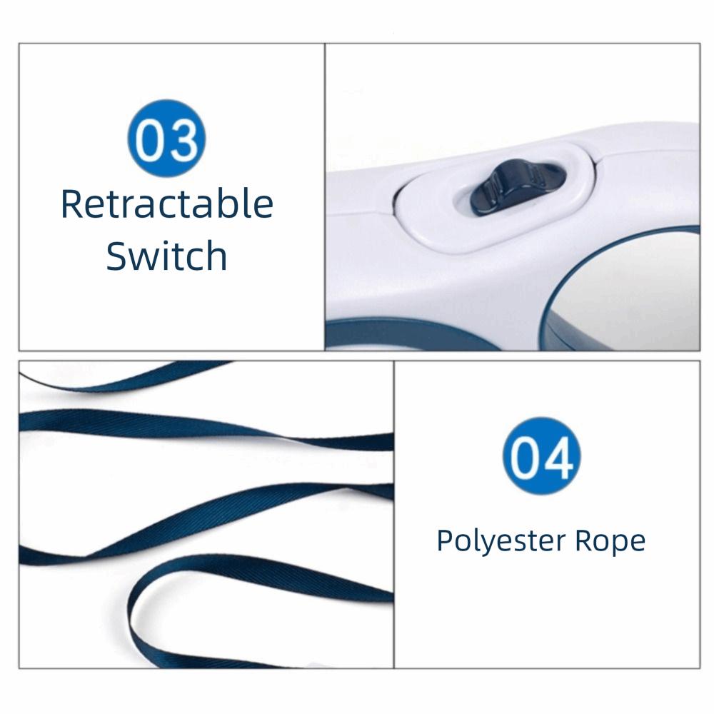 Wear-resistant Retractable Dog Leash Adjustable Automatic Dog Leash Pet Dog Leash Training