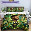 3pcs Duvet Cover Set (1*Duvet Cover + 2*Pillowcase, Without Core), Neymar Jr Print Bedding Set, Bedroom Decor, All‑Season, Birthday Gift
