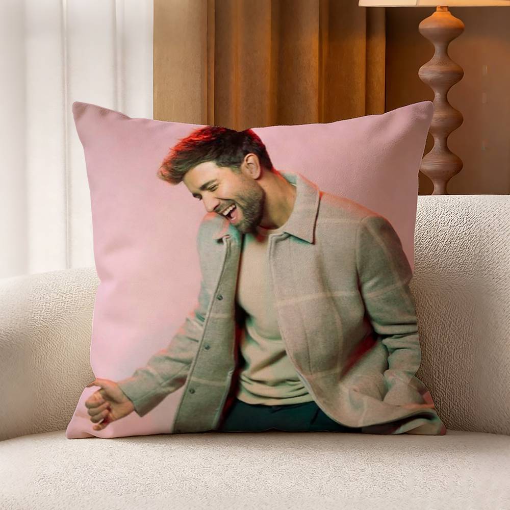 PPablo Alboran Singer Solamente tu Pillow Case Pattern Printed Pillowcase For Living Room Sofa Cushion Cover