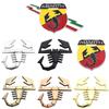 1pcs 3D Hot sale Metal Car Fender Side Logo Car Door Rear Bumper Tail Door Trunk Emblem Badge for Abarth 500 600 124 125 595