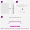 Outdoor Roller Blinds with UV Protection White 160 x 140 cm