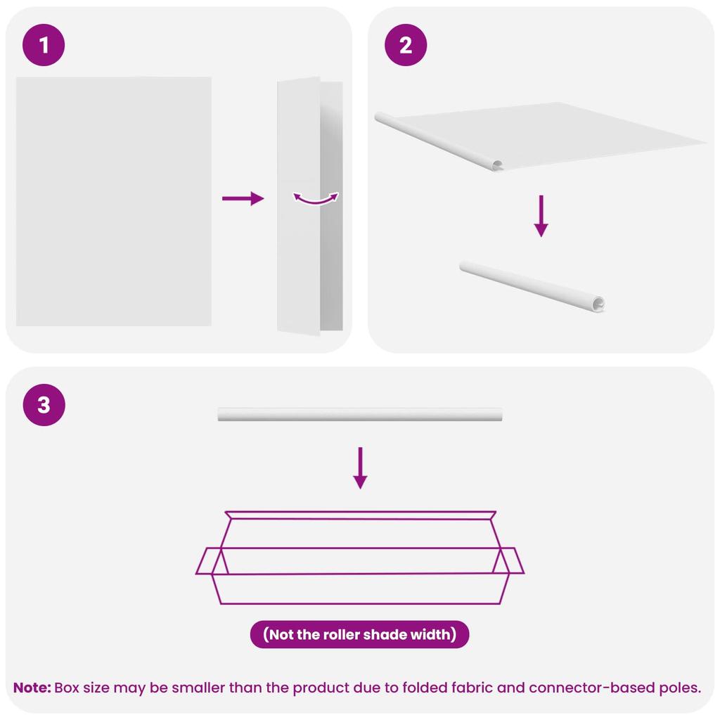 Outdoor Roller Blinds with UV Protection White 160 x 140 cm