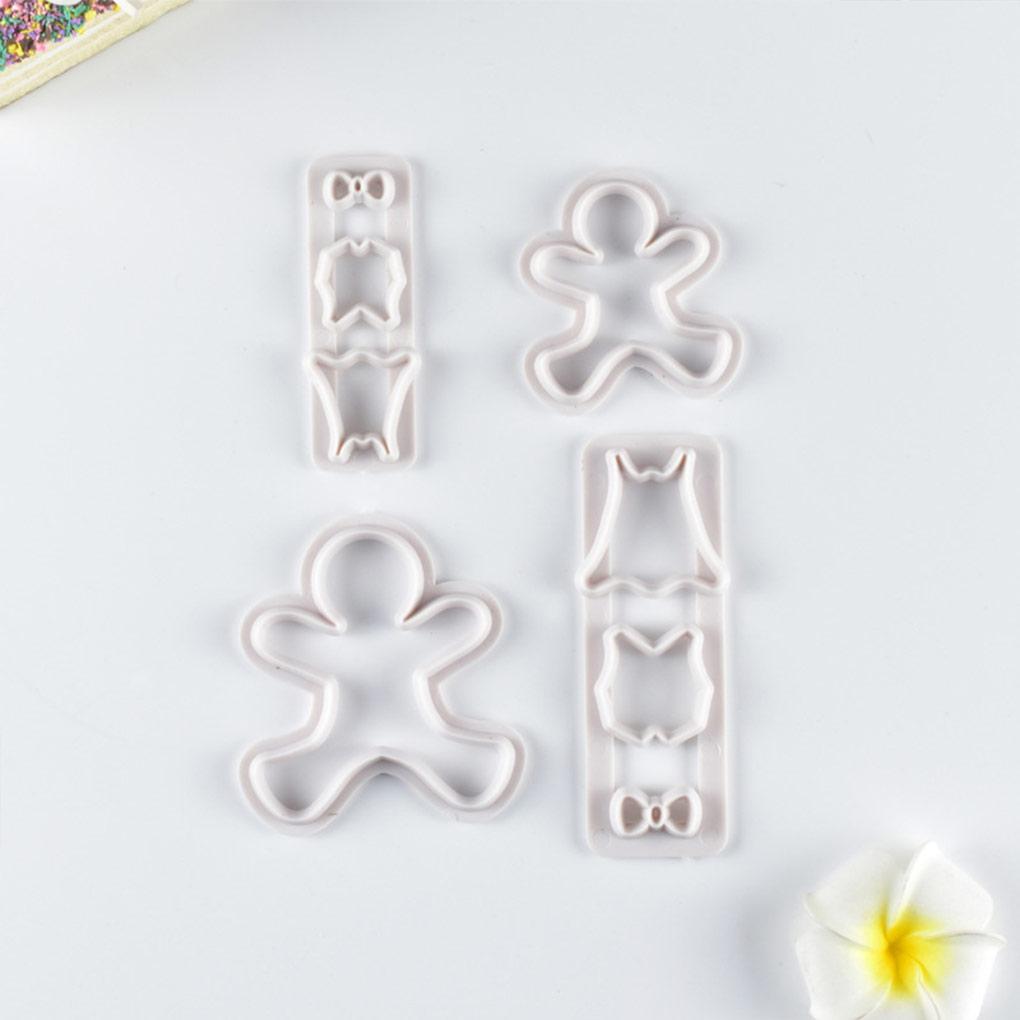 4 шт. Форма для печенья, пресс-форма для торта, конфет, резака, рождественский фестиваль, сделай сам, ремесла, пресс-форма, свадебные кухонные инструменты для украшения