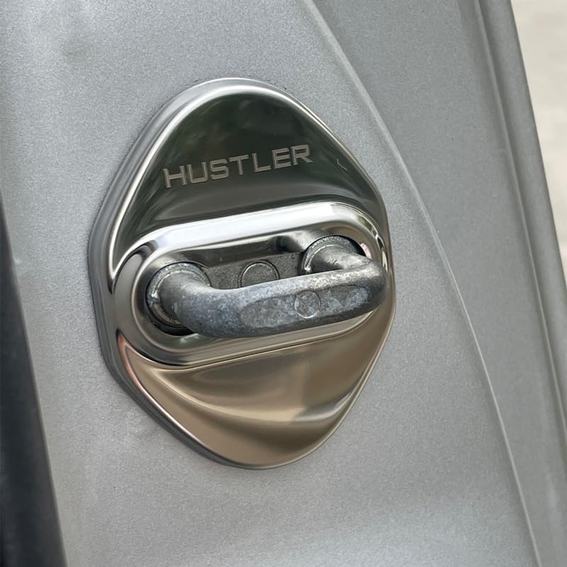 OKAYOHINN Suzuki Hustler Hustler Striker Cover Door Lock Cover Plated Accessories Interior Parts Stainless Steel 4PCSHustler MR31SMR41SMR52SMR92S