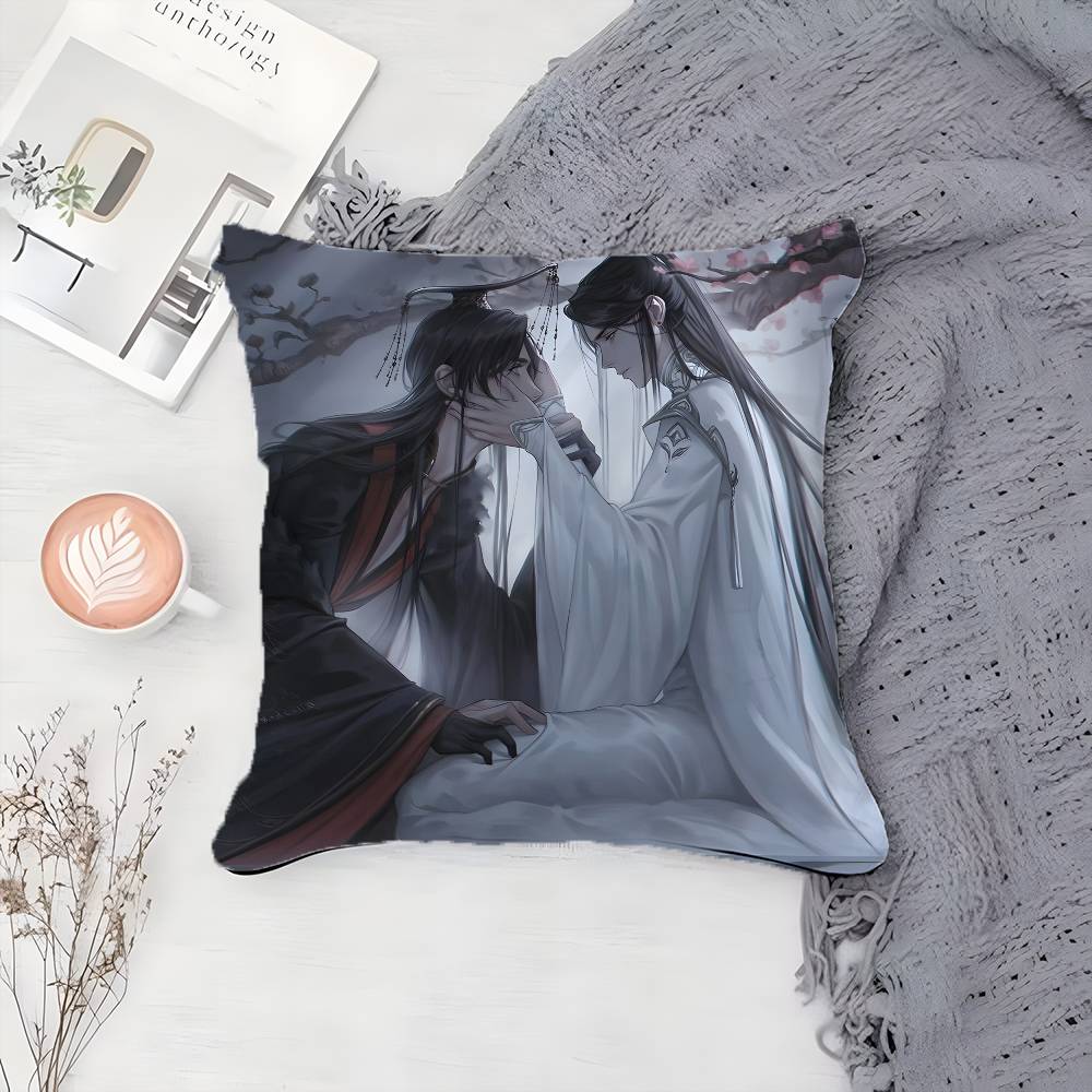 Грандмастер Демонического Культивирования-МТ Наволочка с Принтом Наволочка Гостиная Диван Подушка Чехол Спальня Комната Декор