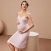 Women's Soft Breast-Feeding Nightdress With Chest Pad Maternity Nightgown Loose Fit Sleeveless Casual Homewear With Built In Bra