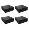 DELUXEFOX Rubber Pads, 4-Pack, 5cm Square, Protects Heavy Furniture, Anti-Scratch, Height Adjustable, Anti-Slip, Soundproof, and Vibration-Absorbing,