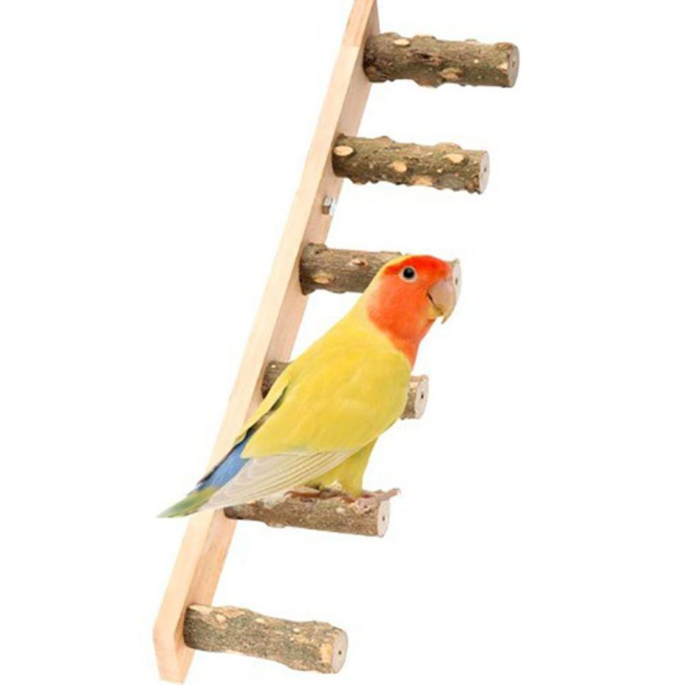 Wear-resistant Bird Cloud Ladder 4/6/8 Step Parrot Grinding Claws Stick Hamster