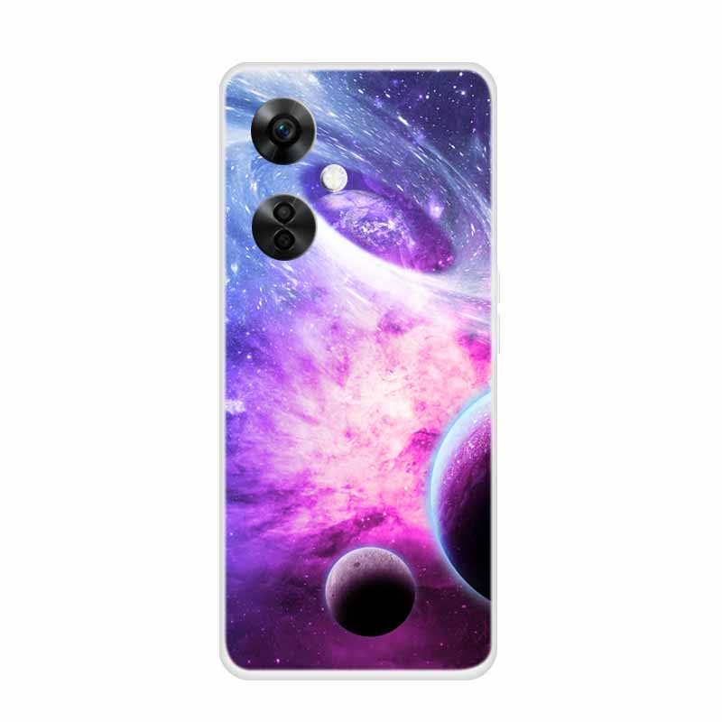For OnePlus Nord CE 3 Lite 5G Cases Wolf Clear Soft TPU Silicone Phone Cover For One Plus Nord CE 3 5G Case Transparent Etui