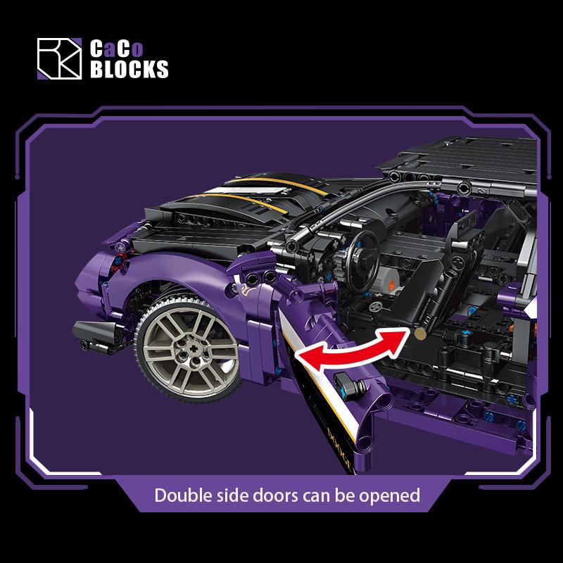 Gath Blocks, Building Block Car, 1:10 Scale Dodge Challenger, Static Version, Gift for Friends, Educational Toy