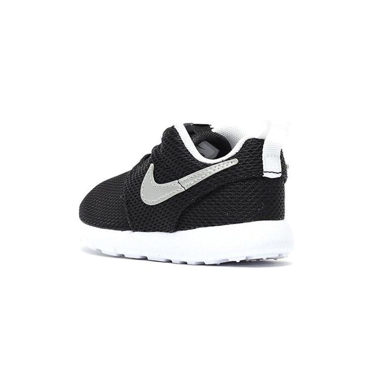 Nike Roshe One Oreo Нескользящие Устойчивые к истиранию Низкие Беговые Кроссовки Черные Для Младенцев и Малышей 749430-021