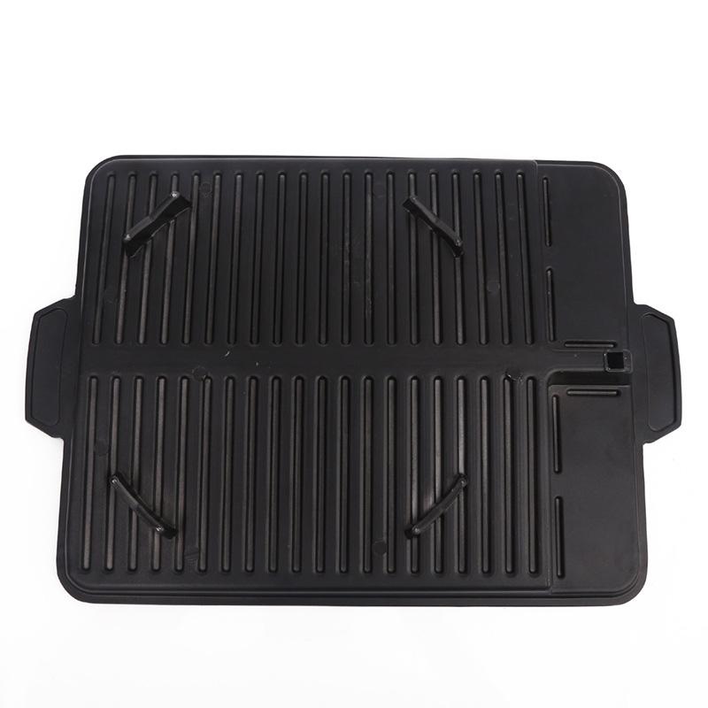 Non-stick BBQ Grill Pan Korean Style Charcoal Grill Barbecue Tray for Gas Stove Use Party Picnic BBQ Equipment