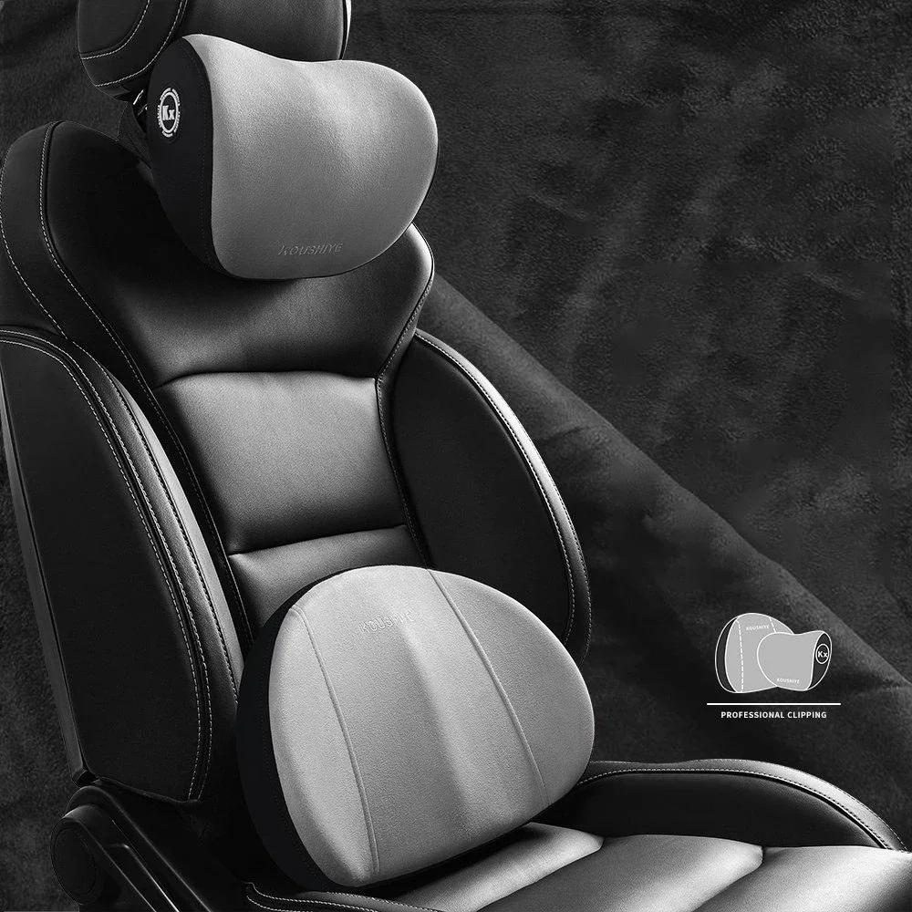 НОВЫЙ Подголовник для шеи с поддержкой шеи и сиденья для дизайна Maybach S-класса Мягкая Универсальная Регулируемая Автомобильная Подушка для шеи Подушка для поясницы
