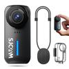 SJCAM C110PLUS Компактная носимая экшн-камера 4K, Вертикальный корпус, 8-кратное увеличение, 30 м водонепроницаемость, Магнитная, для POV и видеосъемки, Камера, 30 кадров/сек, Wi-Fi, 170° угол обзора,