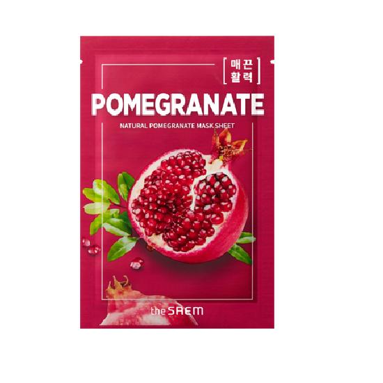 The Saem Натуральная маска (1 лист) (Выберите 1 из 5 типов: Алоэ/Лимон/Зеленый чай/Мед/Гранат)