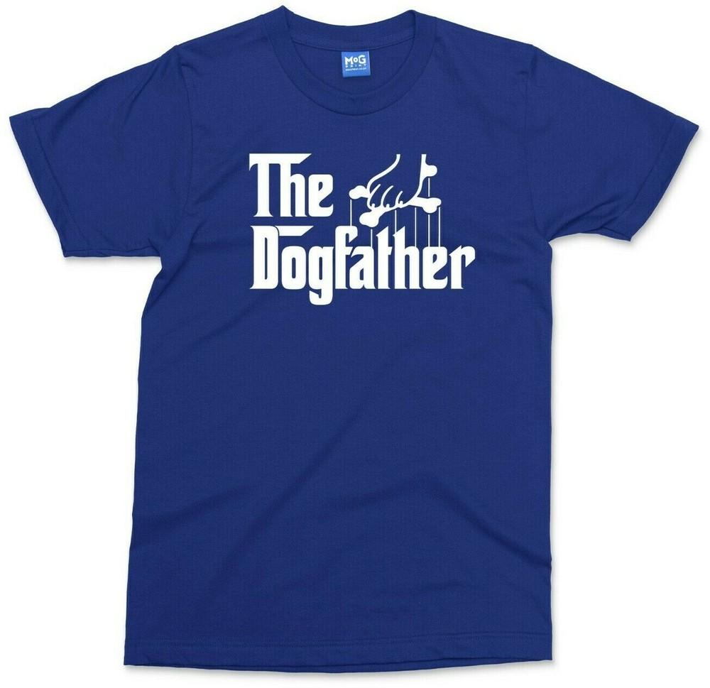 The Dogfather TShirt Funny Dog Dad Doggy Pet Owner Gift Daddy Parody Tee Unisexs
