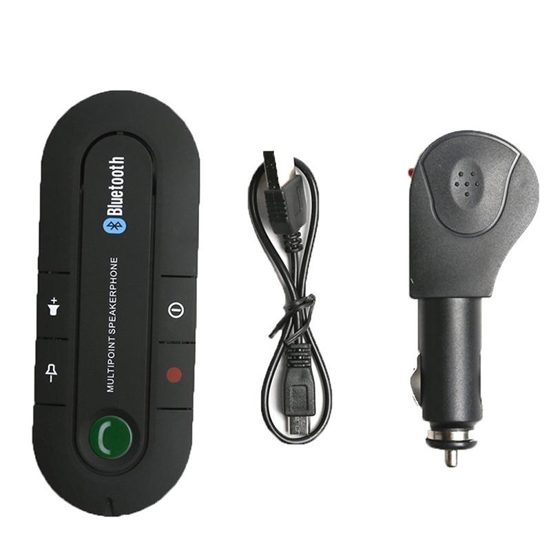 Беспроводная многоточечная связь Bluetooth Hands Free Автомобильная громкая связь Динамик Зажим для козырька