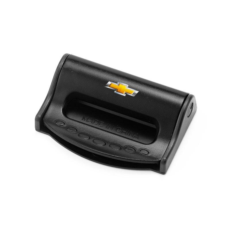 2Pcs Car Logo Seat Belts Adjustable Plastic Clip Accessories For Chevrolet Cruze Spark Captiva Suburban Camaro Malibu Silverado