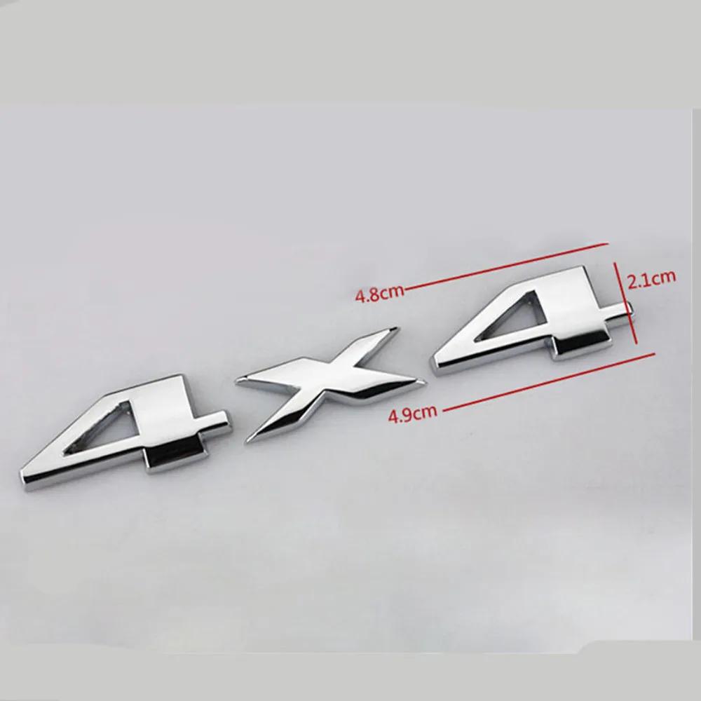 AUTCOAT 1Pcs 3D 4x4 Four Wheel Drive Car Sticker Logo Emblem Badge Decals Car Styling Accessories