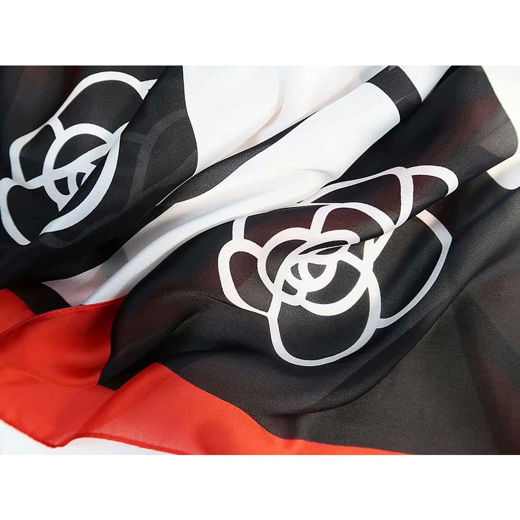 Весенне-летний новый шелковый шарф с имитацией шелка. Женское пляжное полотенце из шелкового шелка с принтом в европейском и американском стиле, шаль.