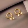 Women Jewelry Hoop Earrings Korean Style Earring Star Drop Earrings Pendant Earring Women Earring