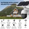 Wireless Solar Panel Security Camera, Wireless Rechargeable Battery Camera 3MP WiFi Home Security