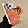 Чехол со Стразами и Узором из Вишневых Ягод и Бантов Для iPhone 17 Pro Max Мягкий Силиконовый Чехол с Текстурой Кожи Для iPhone 16 15 14 13 Pro 12 11 16E Air