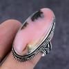 Pink Opal Gemstone 925 Sterling Silver Gift Jewelry Ring Size 9