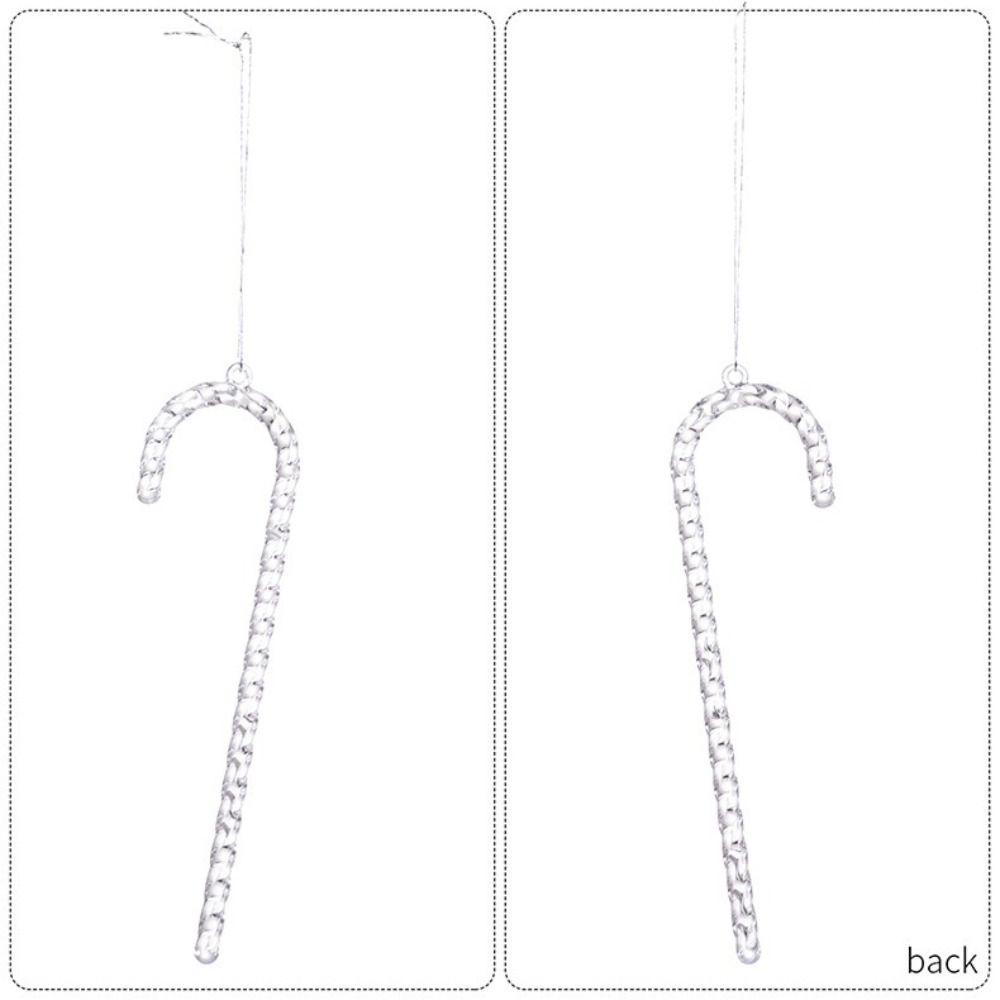 Transparent Christmas Snowflakes Clear Simulation Icicle Pendants  Festive Holiday