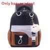 Color Blocked Childrens Backpack With Plush Pendant For School And Outings