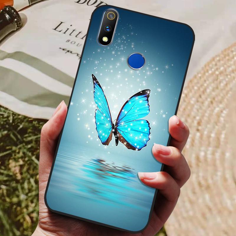 Чехол для Realme 3 Pro Мягкий силиконовый ТПУ задняя крышка Для OPPO Realme 3 Pro RMX1851 Coque Funda Realme3 RMX1825 RMX1821 противоударный