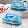 Multi-purpose Cleaning Tool Tub Brush Ergonomic Handle Stiff Bristle Scrubber Shower Stalls Kitchen Sinks Window Frames Reusable Scrub