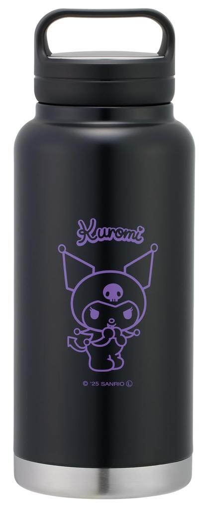 Skater Insulated Stainless Steel with Screw Sanrio Kuromi Mug, 1000ml, Handle, Design, STSC10-A