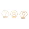 Engagement Birthday Wooden Seat Number Table Number Plate Digital Seat Signs Table Number Signs