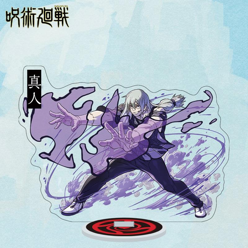 Мультяшные аниме фигурки Jujutsu Kaisen Акриловая подставка Манга Фигурки Годжо Сатору Гаражные наборы GK Украшения Декорация Игрушка