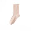 Female Spring Candy Color Roll Edge Breathable Sweat Absorbent Boneless Month In The Tube Pile Socks